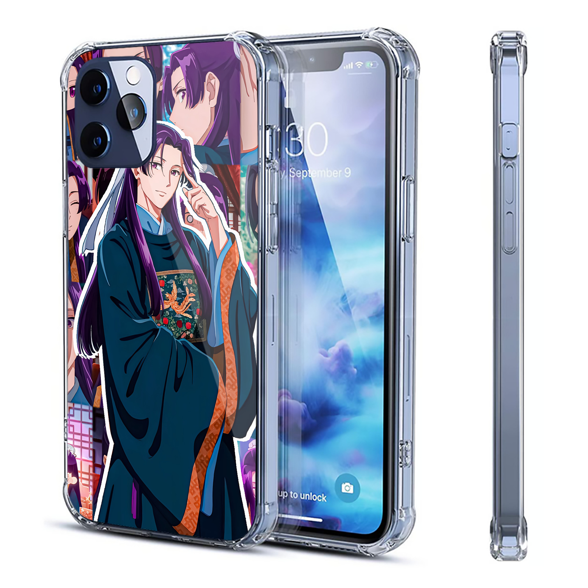 （画像用） 薬屋のひとりごと The Apothecary Diaries 【iPhone 12シリーズ対応】透明スマホケース（クリアソフトケース）
